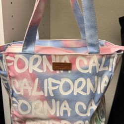 California Blue And Pink Bag