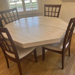 Travertine Dining Table
