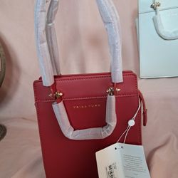 Trina Turk Red Petite Sachel / Crossbody