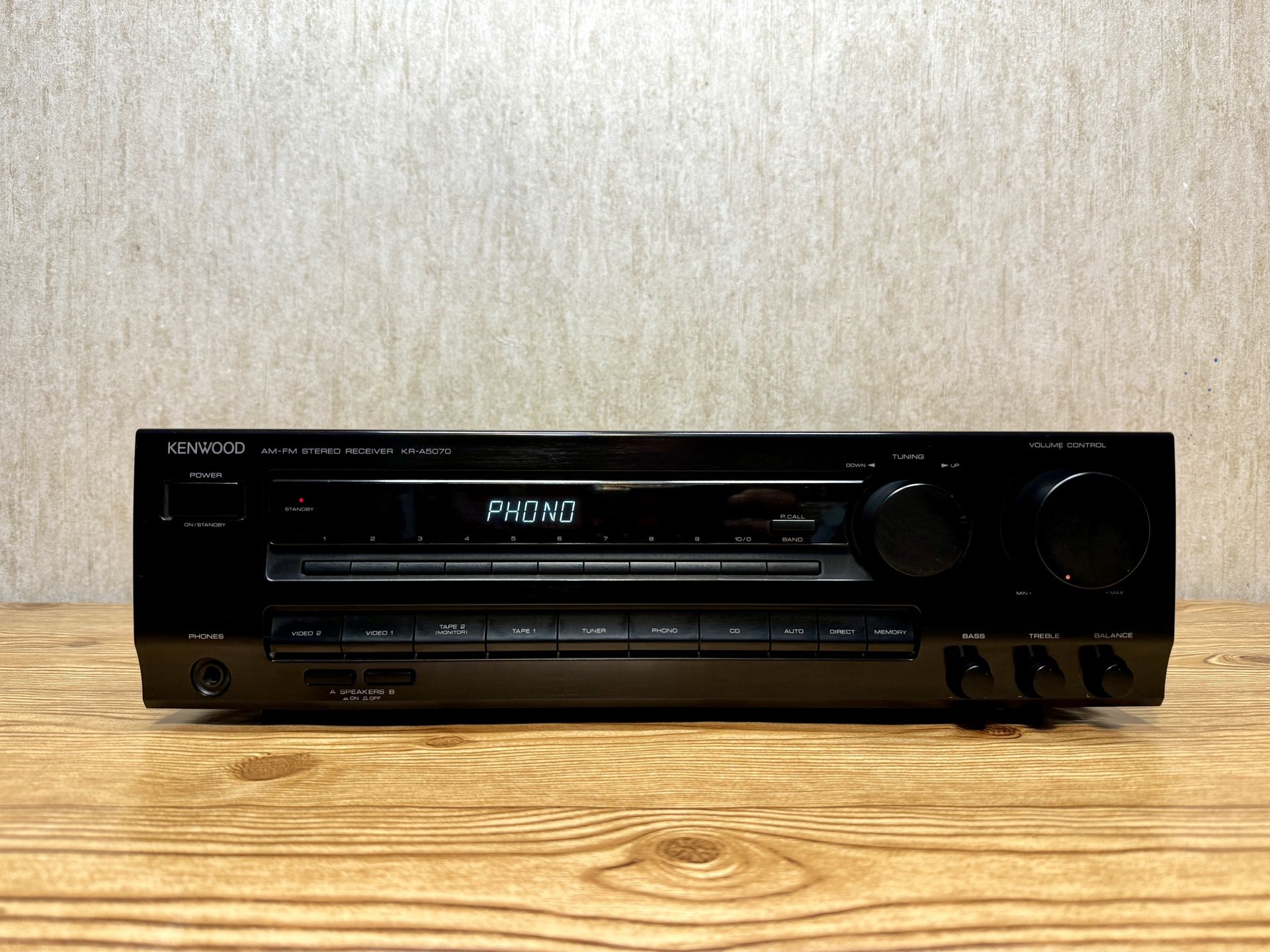 Kenwood KR-A5070 Stereo Receiver w/ Phono Input