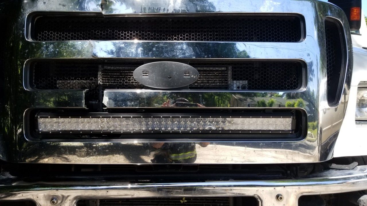 NEW 42” inch 728W LED Light Bar Spot Flood Waterproof Work Lamp W/ Wiring Harness