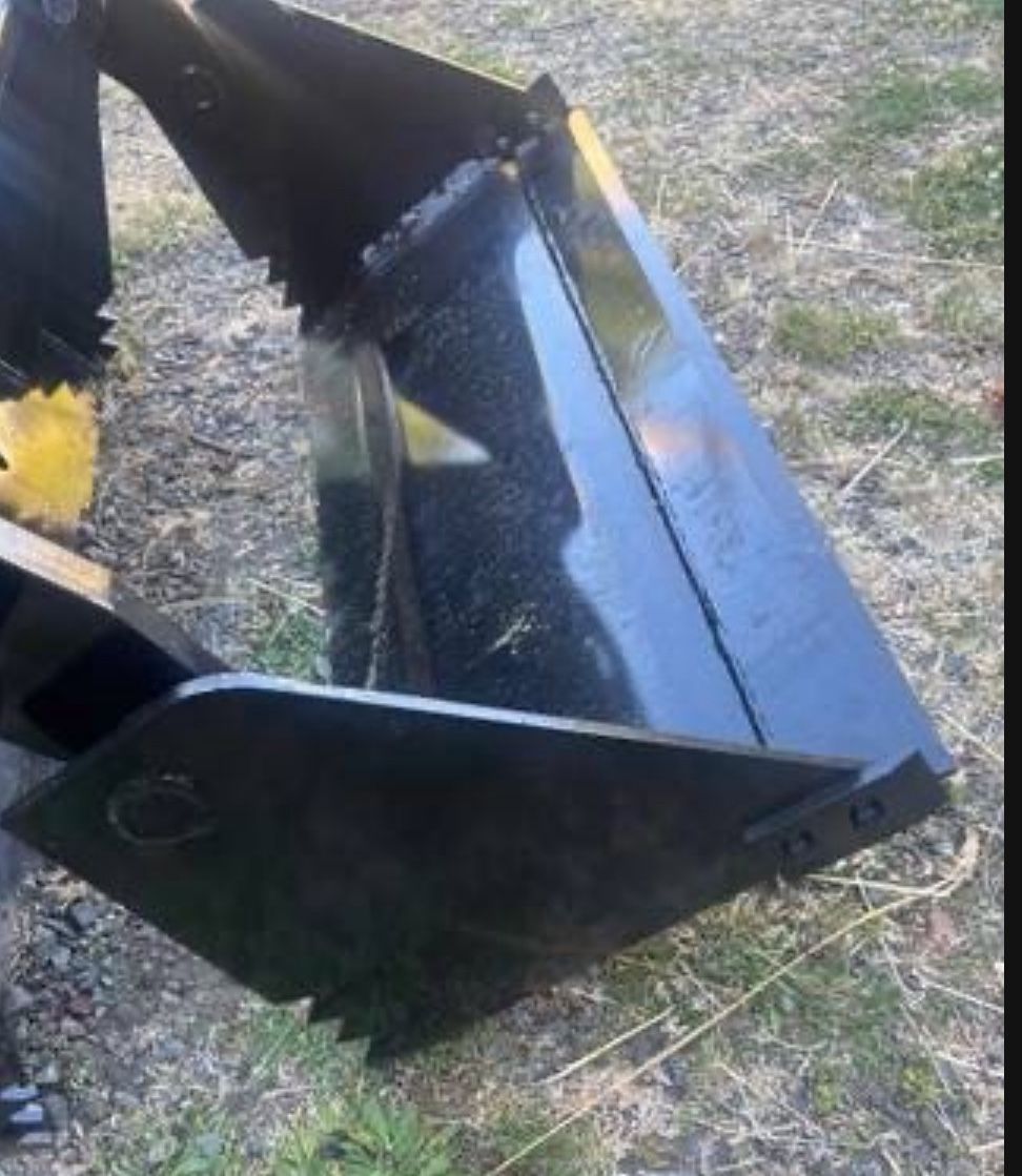 Combo Bucket For Dingo Mini Skid Steer 4-in-1 Hydraulic Grapple Bucket Toro Universal 