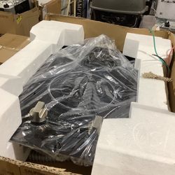 Magic Chef 12 in. Radiant Electric Ceramic Glass Cooktop in Black with 2 Elements Including Dual Radiant Element