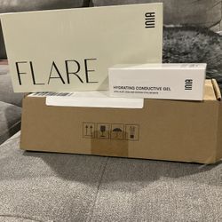 INIA Flare Micro-current Skin Rejuvenation Beauty Facial Device AND INIA Hydrating Conductive Gel