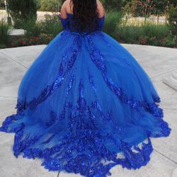 sexy blue dresses Elegant Best Mermaid Sexy Royal Blue Long Women Evening Party Prom Dre –  bridalsew main image 0