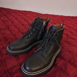 Women's Gothic Combat Boots, Proenza Schouler, Sz. 7.5