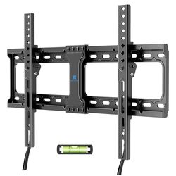 Soporte de pared fijo para TV con certificación UL para pantallas de 37 a 86 pulgadas, soporte de TV de perfil
