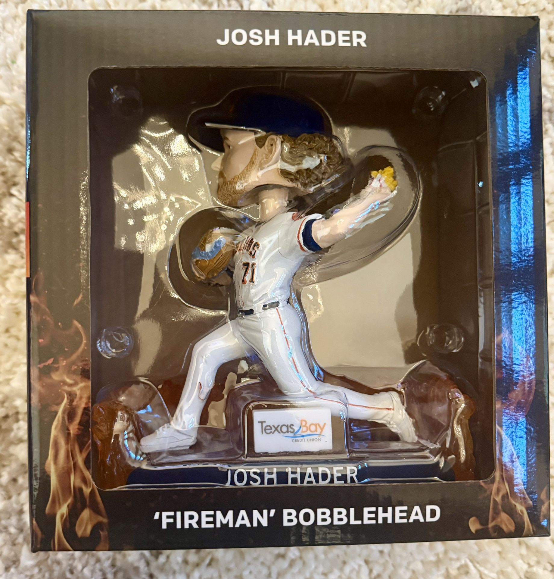 Josh Hader - Fireman Bobblehead 🔥 🔥 - Houston Astros