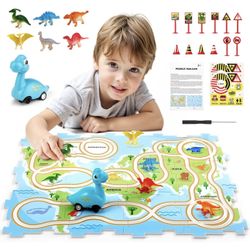 Puzzle Track Car Set