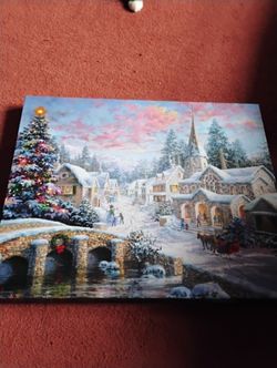 Heaven On Earth Christmas Canvas 