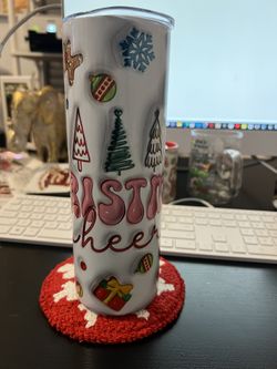 20 Oz Christmas Skinny Tumbler