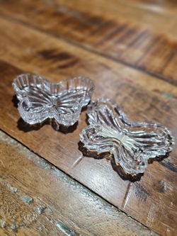 Glass Butterfly Jewelry Case