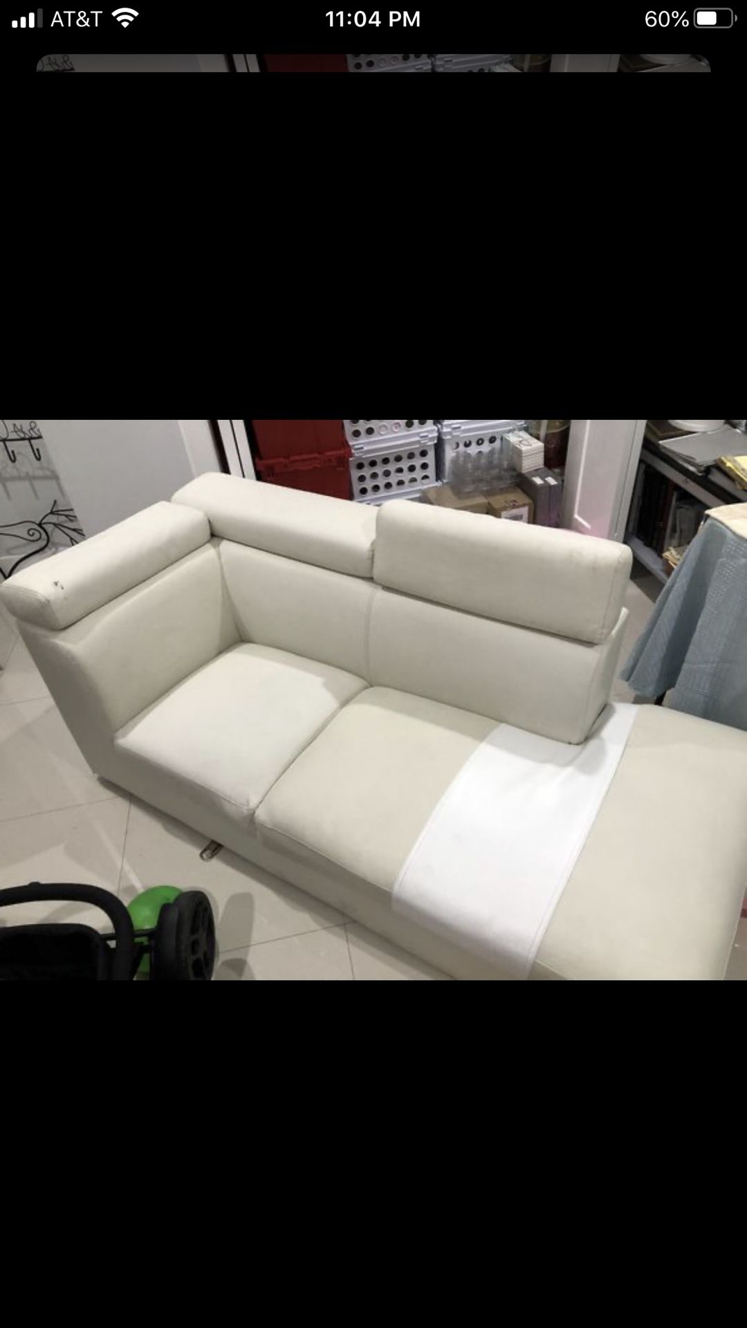White sectional couch for Sale in Sunrise, FL OfferUp