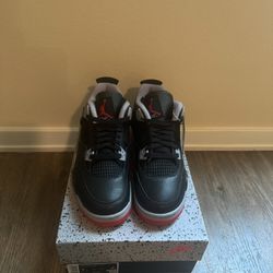 Jordan 4 “Bred Reimagined” Size 7(Y)