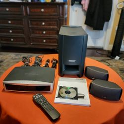 BOSE GS Model AV3-2-1 II DVD/CD player, AM/FM Tuner   2.1-Channel Home Entertainment Speaker System