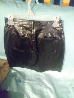 Pleather skirt