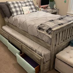 Twin Bed And Trundle