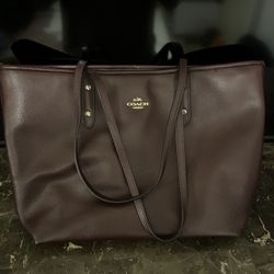 Large Leather Coach Purse