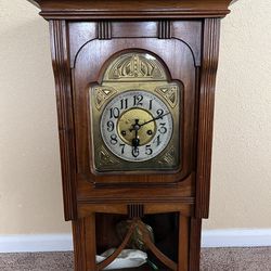 Vintage wall clock Gustav Becker - dom gong