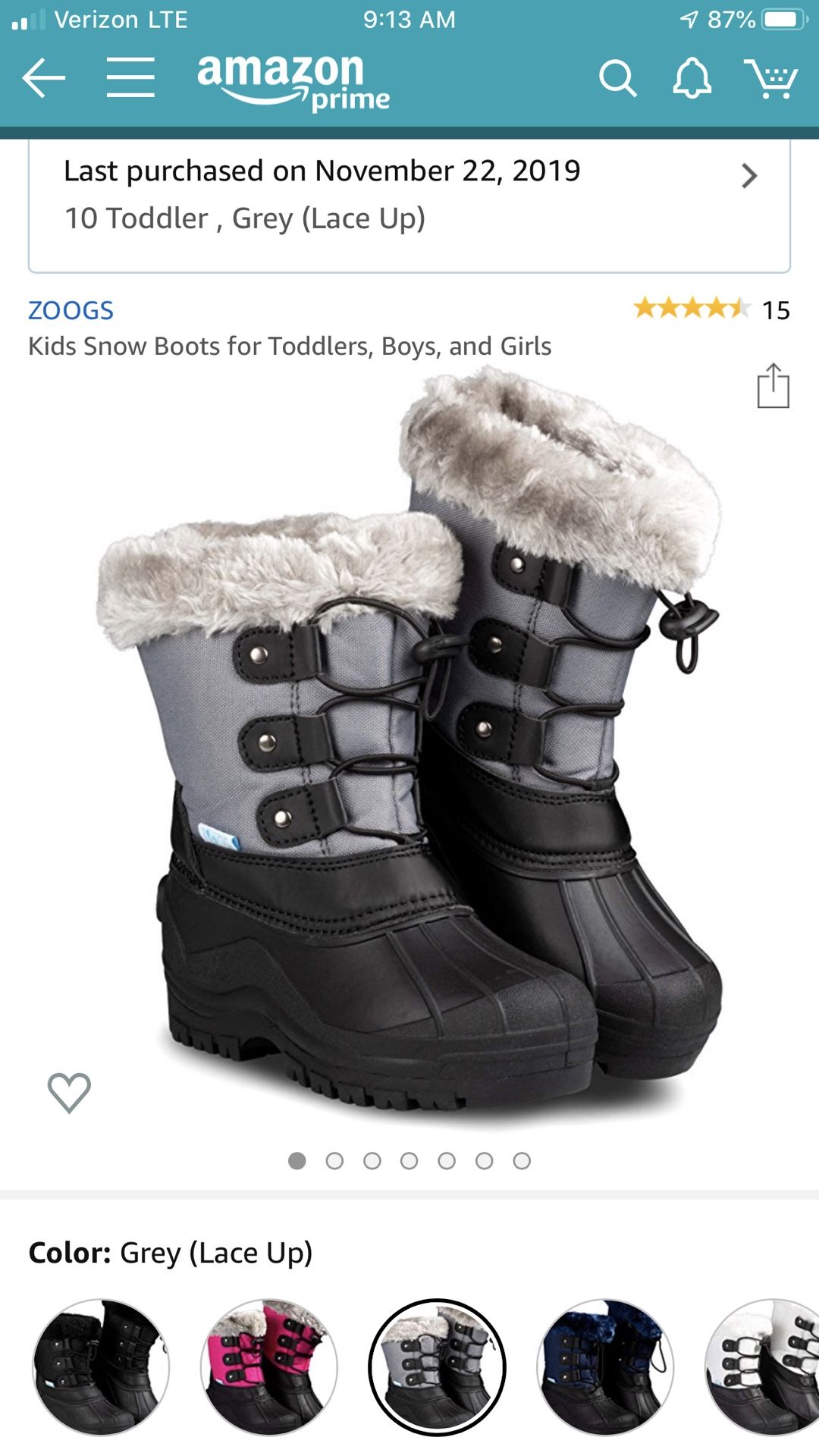 kids snow boots