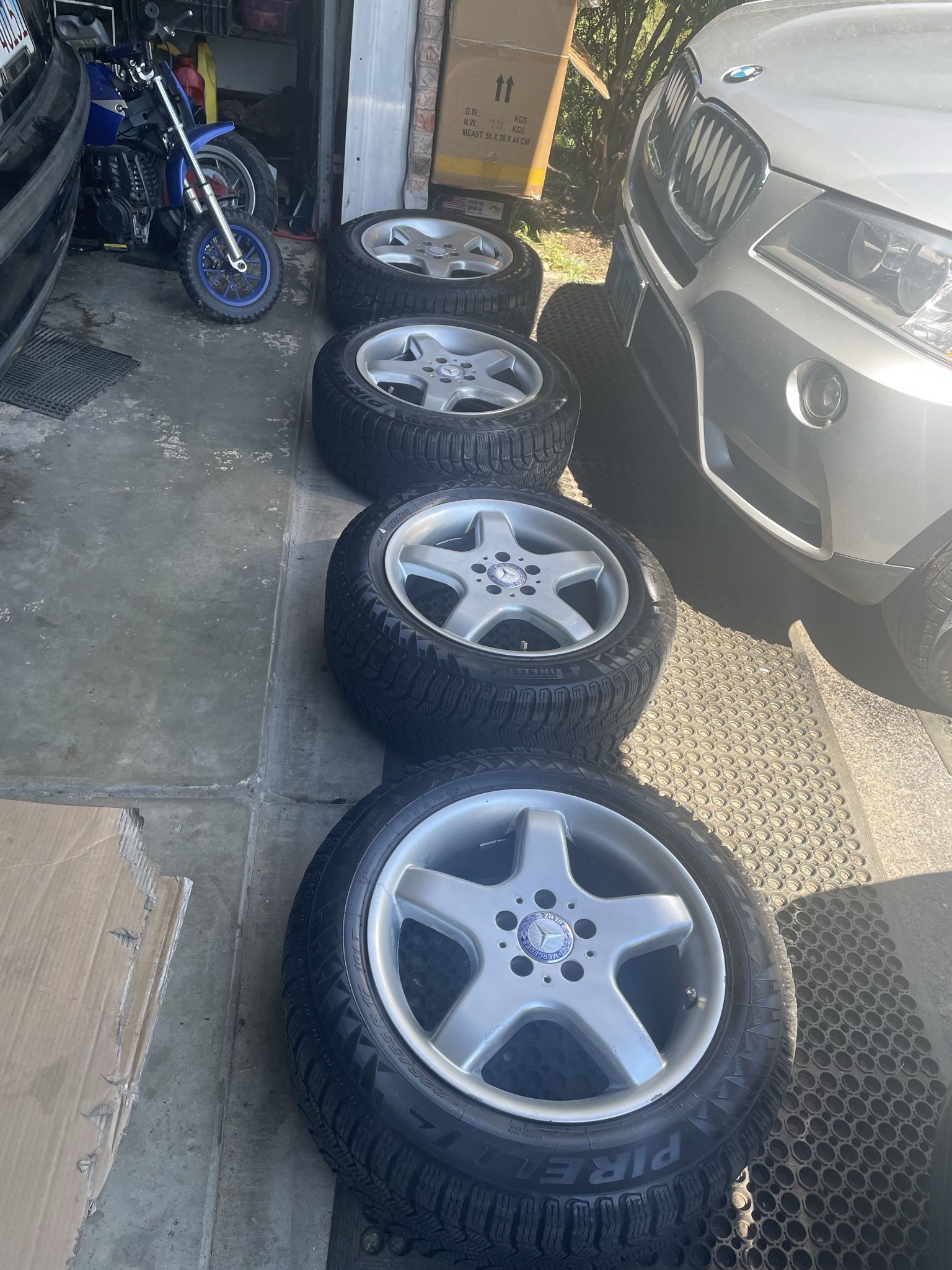 Benz Rim With New Winter Tires