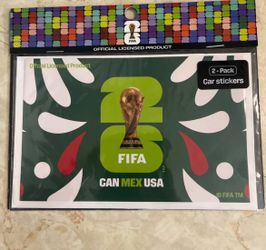 FIFA World Cup 2026 Car Stickers 2-Pack
