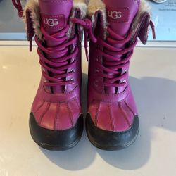 UGG Purple Butte II Boot Snow Waterproof Purple Sz 13 Excellent Boots.
