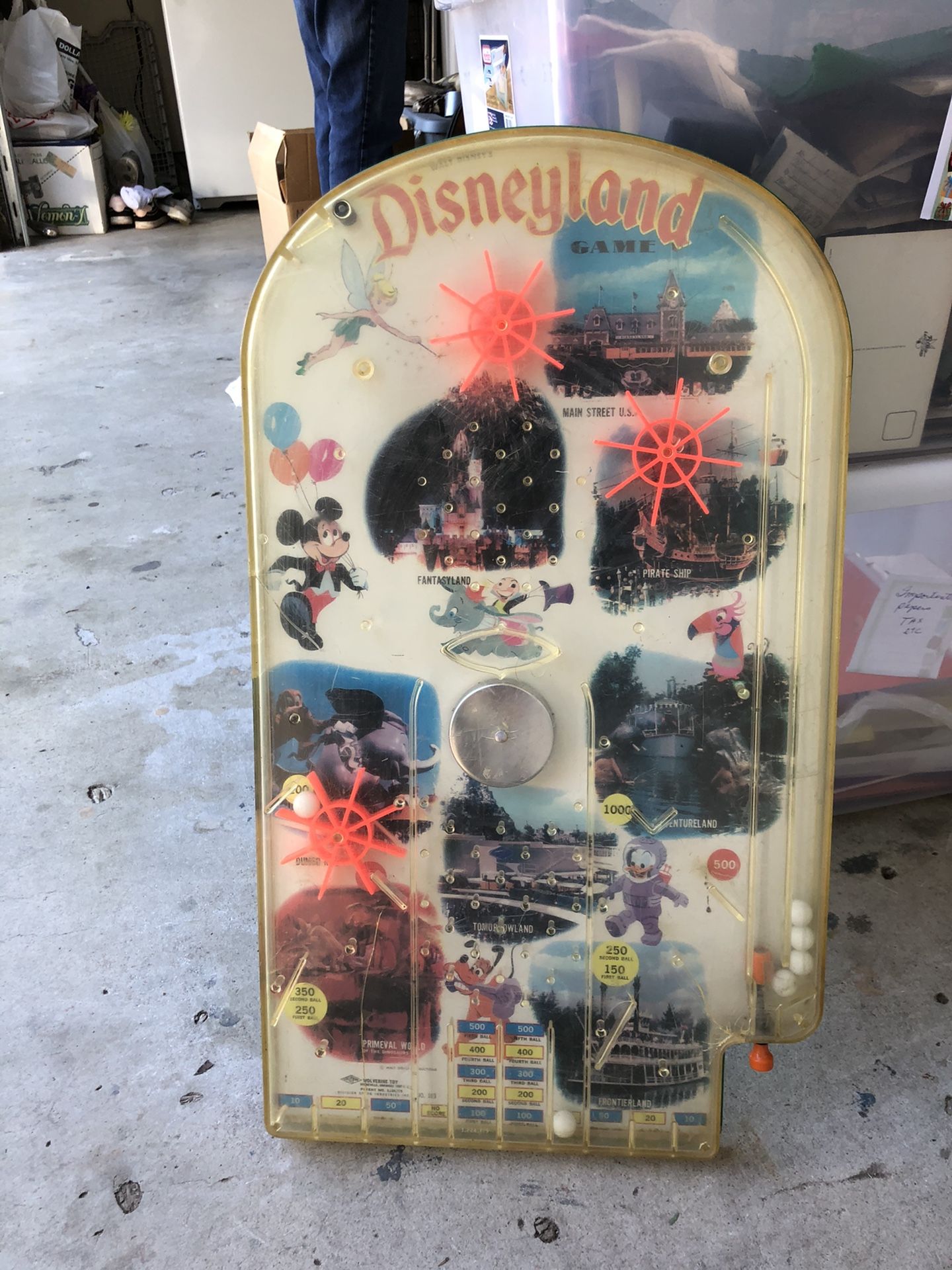 Vintage Disneyland Pinball Machine