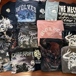 Darc Sport Bundle – 16 Shirts + 2 Hoodies – XXL – Gym Wear