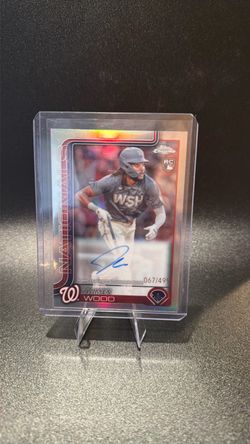 James Wood rookie auto to 499