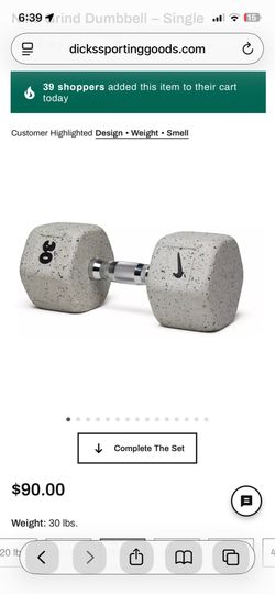 Dumbbells Nike 30lbs