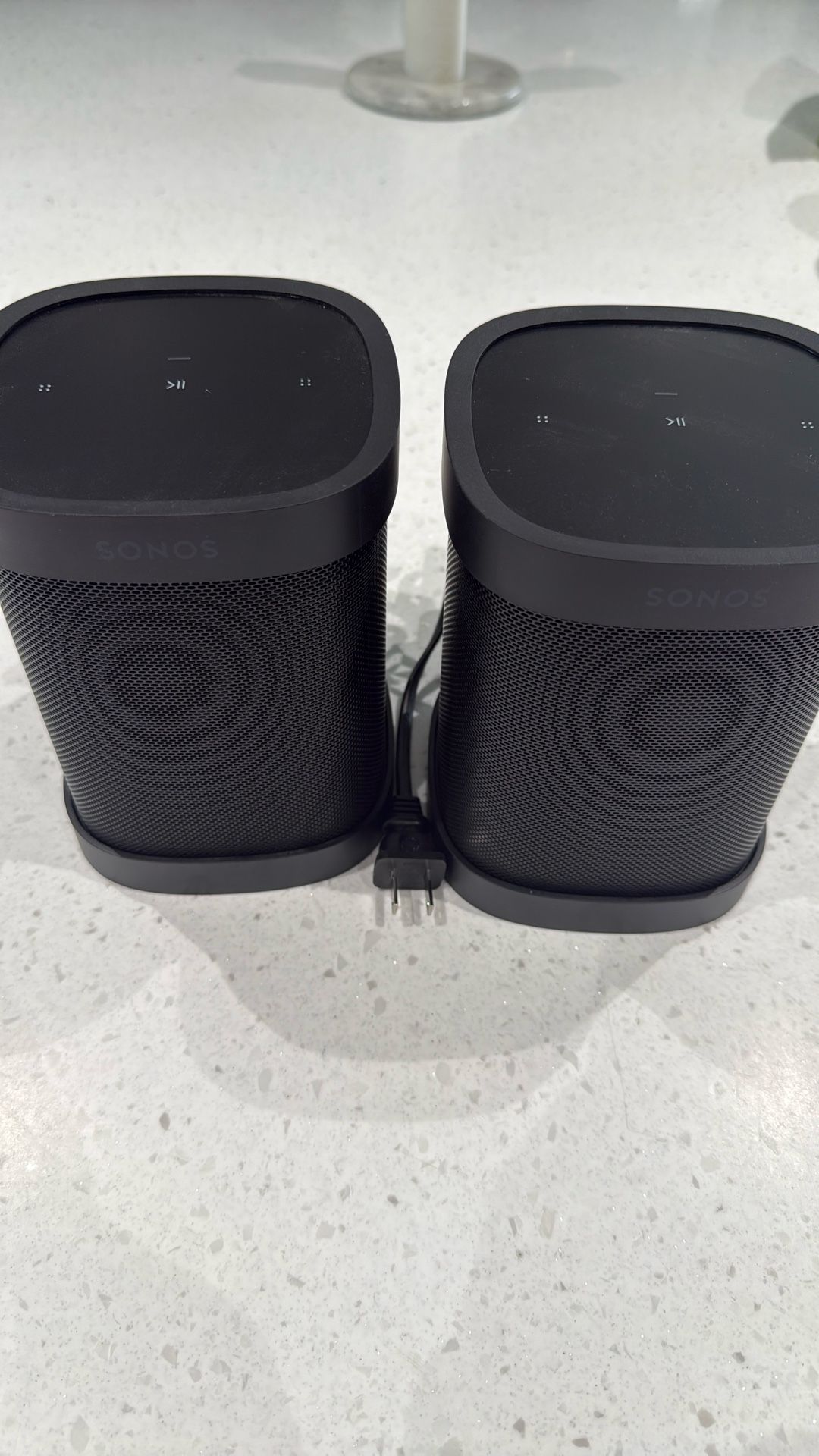 Sonos One SL S38 Smart Speaker Black Wi-Fi Compact Wireless Touch Control (Pair)