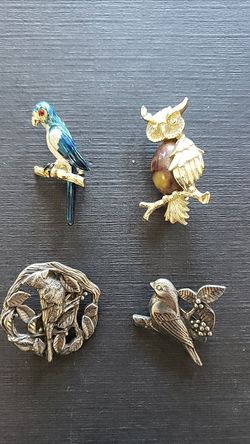 Clothing pins birds
