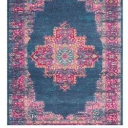 R62#4($70) 7x10 NOURISON PA👕👕SSION
PSNO3 BLUE AREA RUG
