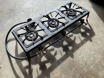 Carolina Cooker - Triple Burner Cast Iron Gas Stove