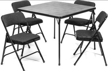 Card table and 4 chairs