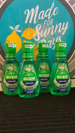 4-Scope mouthwash 16,9oz All for $10