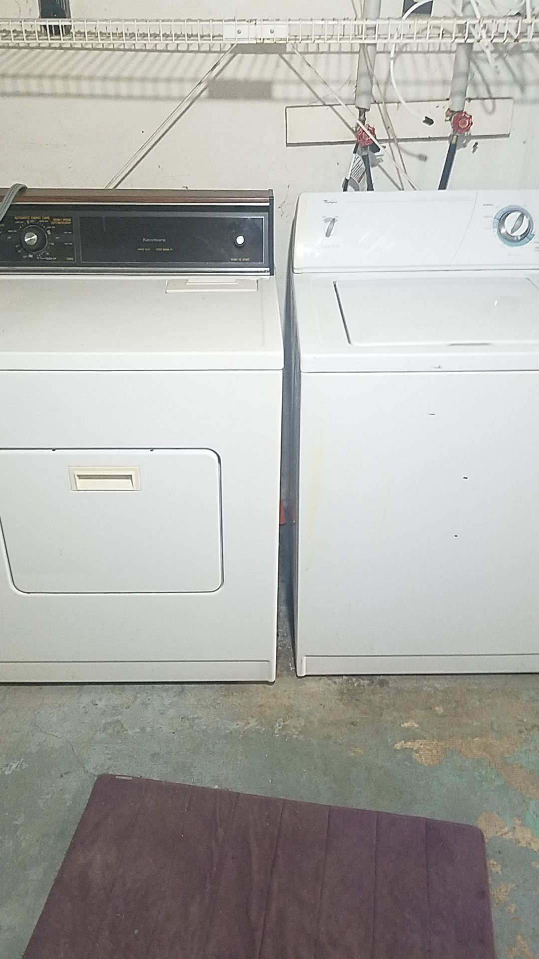 Whirlpool Washer and older Dryer- Works Great!