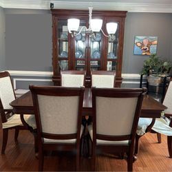 Full Mahogany Dining Room Set