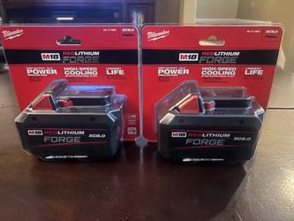 Milwaukee M18 Forge 8.0 Battery.  $125 Each