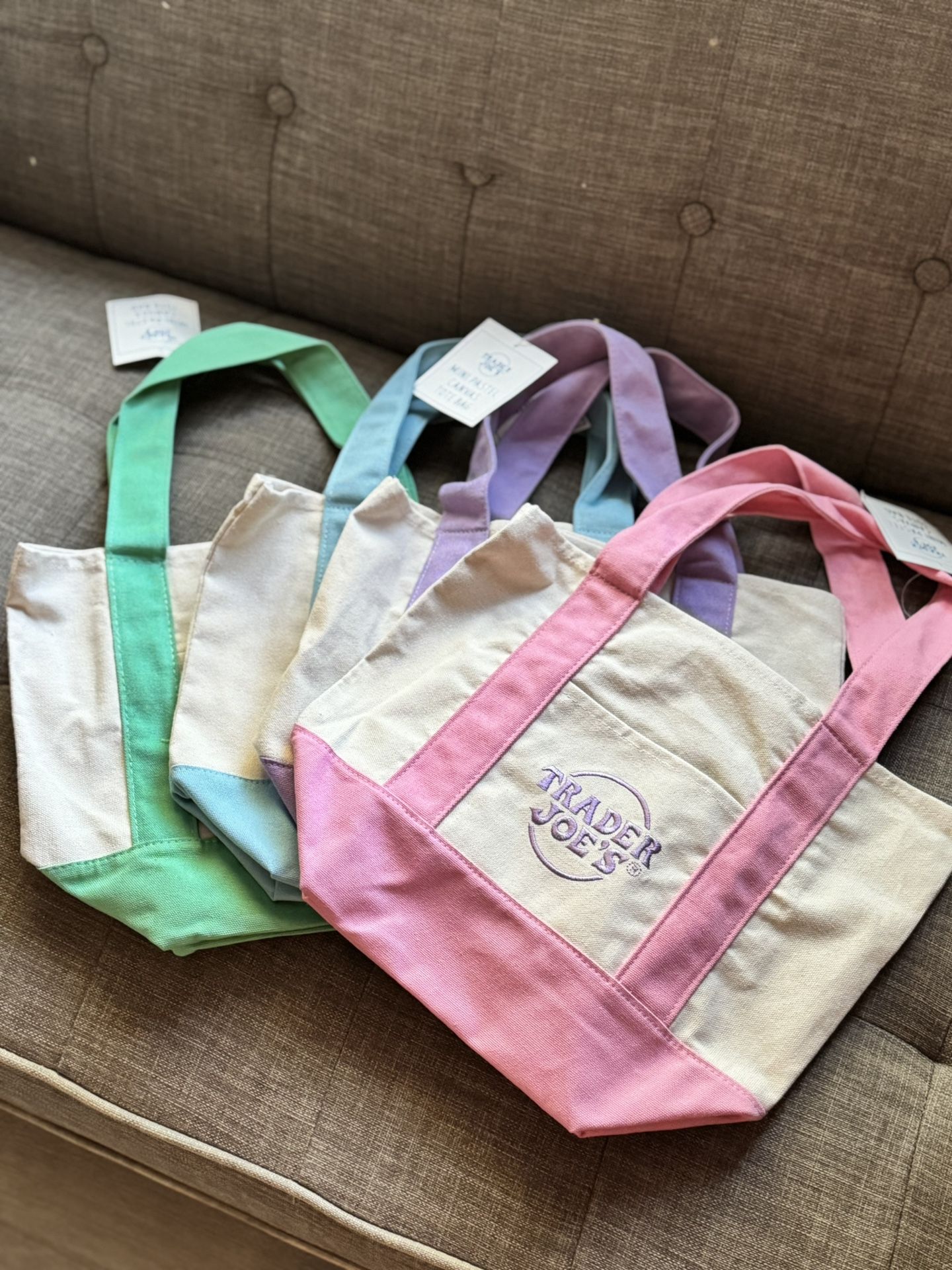 Trader Joe Mini Tote bags