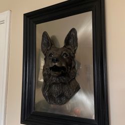 3 D German Shepherd Artist Signed 