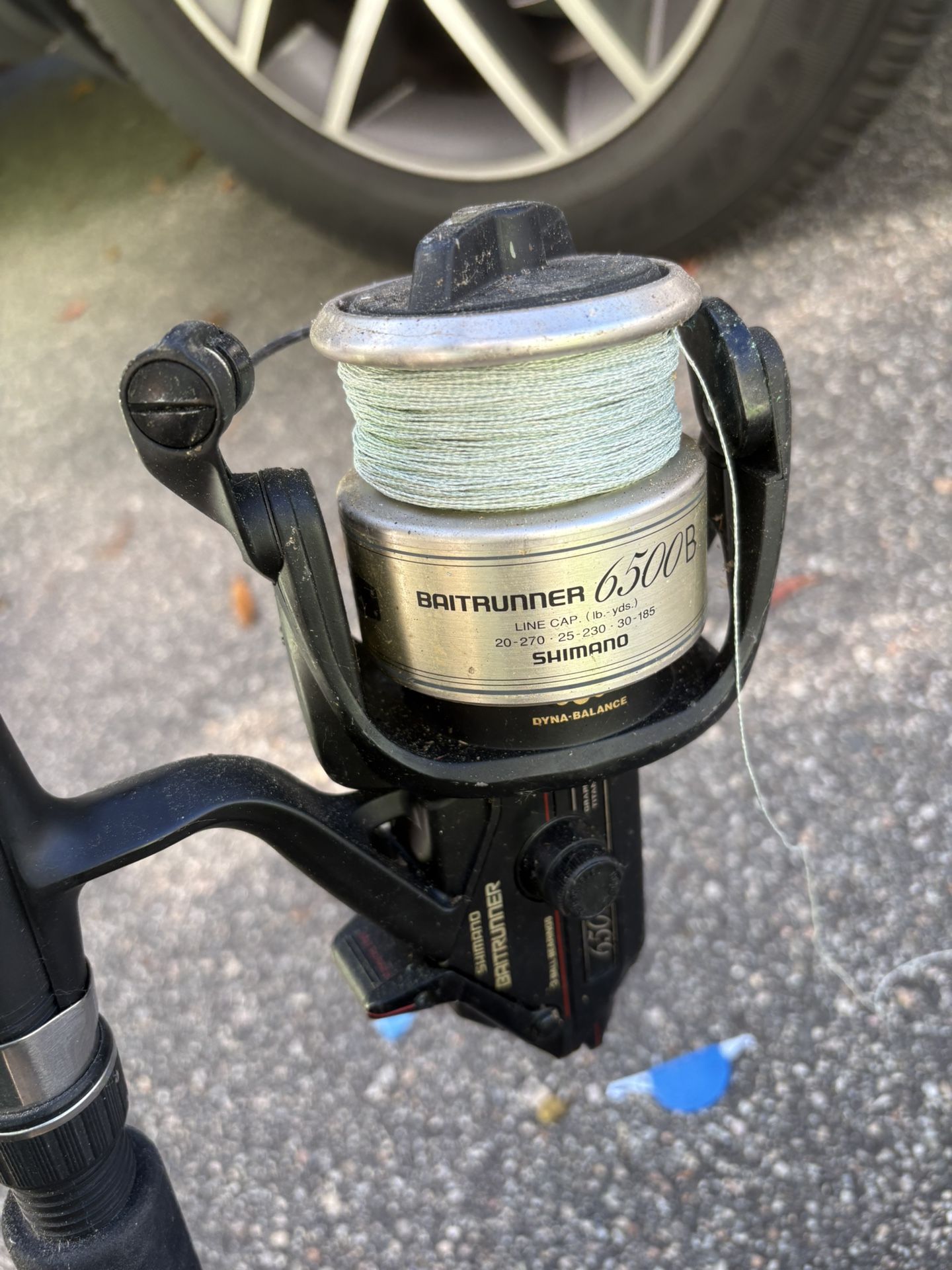 Shimano BaitRunner 6500B w/ 7’ Line Action Heavy 2703 Fishing Rod