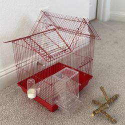 Parakeet/Budgie Cage w/ Accessories