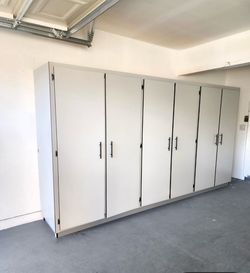 Garage cabinets