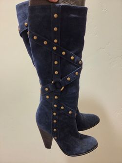 Womens Suede Knee High Boots
