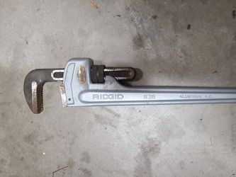 Rigid 36 In Aluminum Pipe Wrench