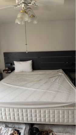 Cal king mattress & bedframe