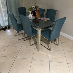 Dinning glass table