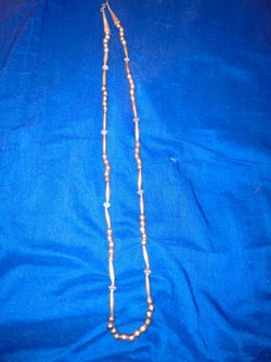 Vintage Native sterling Tubal Necklace
